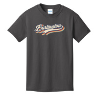 I Love Burlington City Usa Retro Vintage Basic Youth T-shirt | Artistshot