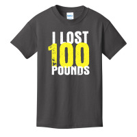 I Lost 100 Pounds Proud Weightloss Announcement Losing Basic Youth T-shirt | Artistshot