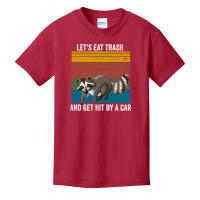 Eat Trash Raccoon Animals Gift Basic Youth T-shirt | Artistshot