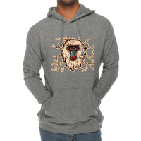 Baboon Monkey Lightweight Hoodie | Artistshot