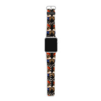 Teddy Bear Illustration Sitting Stay Cool In Hand Apple Watch Band | Artistshot