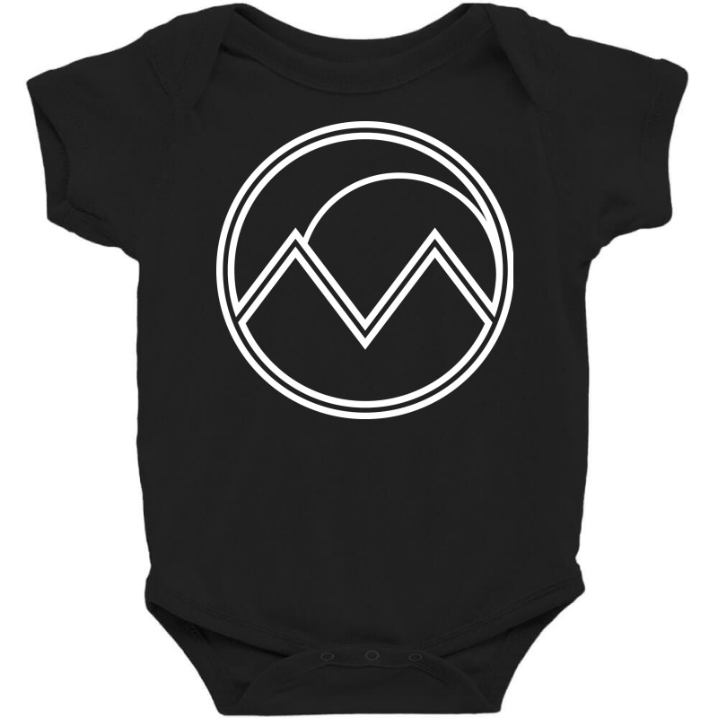 Minimalist Mountain V8 Baby Bodysuit by suhendar- | Artistshot