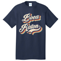 I Love Boca Raton City Usa Retro Vintage Basic T-shirt | Artistshot