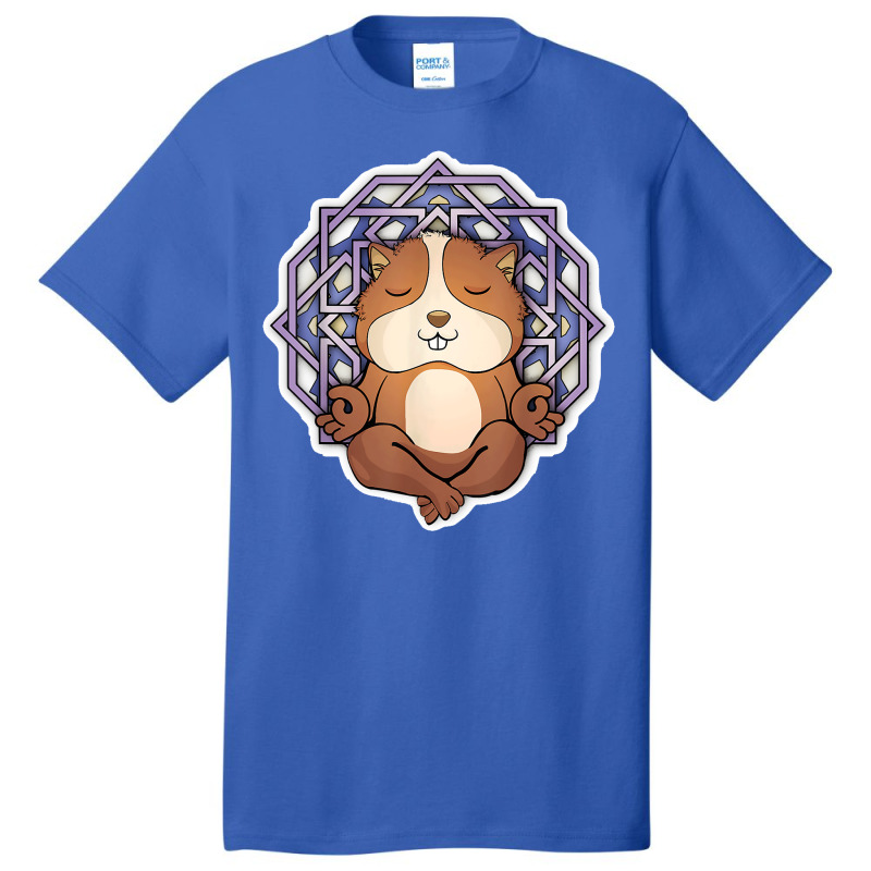 Guinea Pig Meditating Women Meditation Relaxation Yoga Basic T-shirt by ROGERWILLIAMWARD | Artistshot