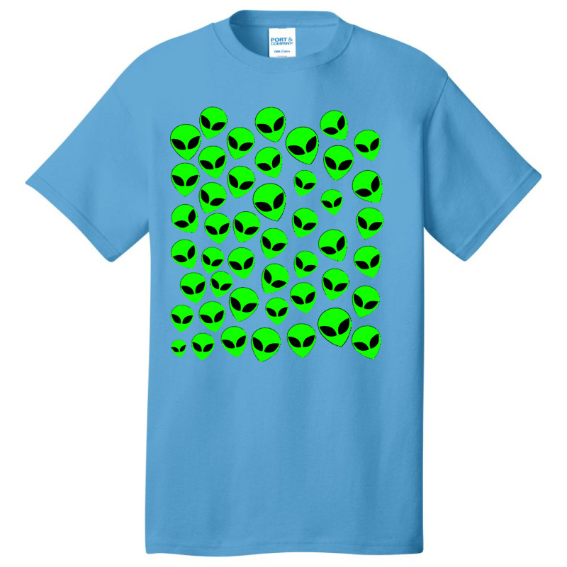 Tiny Green Alien Basic T-shirt | Artistshot