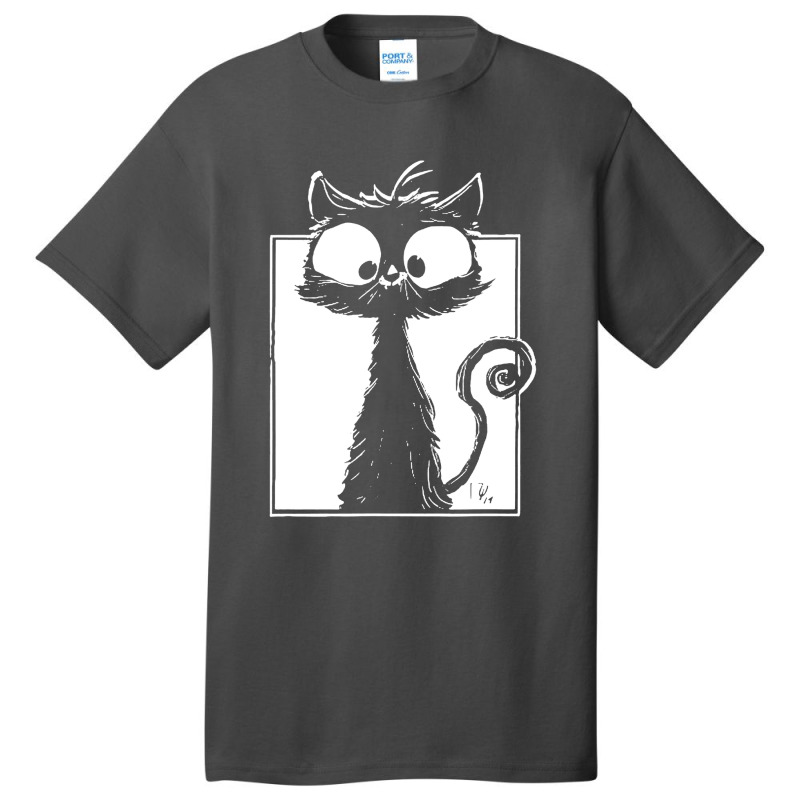 Cute Black Cat Basic T-shirt | Artistshot