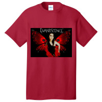 Red Rose Butterfly Basic T-shirt | Artistshot