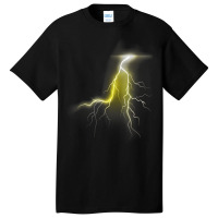 Lightning Thunder Lightning Bolt Storm Cloud Strikes Basic T-shirt | Artistshot