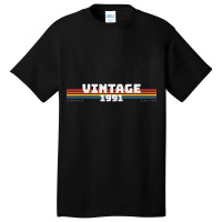 Vintage 1991 Limited Edition Basic T-shirt | Artistshot