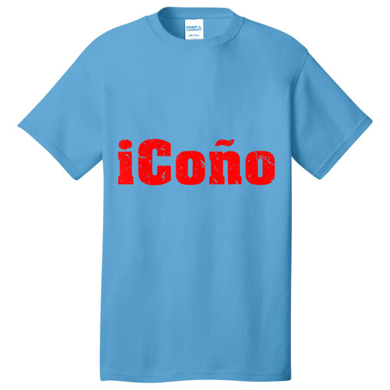 Icono Proud Spanish Bilingual Castilian Slang Humorous Basic T-shirt by cm-arts | Artistshot