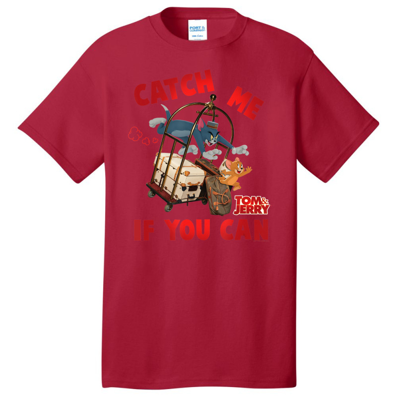 Tom & Jerry Movie Catch Me If You Can Basic T-shirt by ngodo | Artistshot