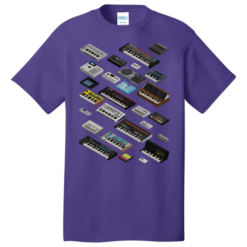 Synthesizer Fan Collection Basic T-shirt | Artistshot