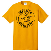 Back Surgery Bionic Custom Parts Spine Club Recovery Basic T-shirt | Artistshot