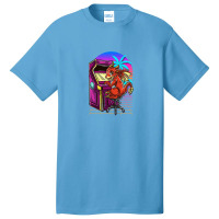 Cyberpunk Arcade Gaming Dragon Video 1 Basic T-shirt | Artistshot