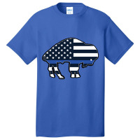 Buffalo Law Enforcement Support Flag Basic T-shirt | Artistshot