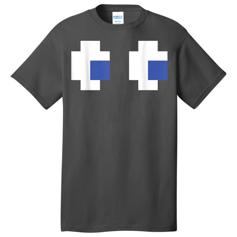 Retro Arcade Game Ghost Eyes T Shirt Basic T-shirt by xaebushoxaexae | Artistshot