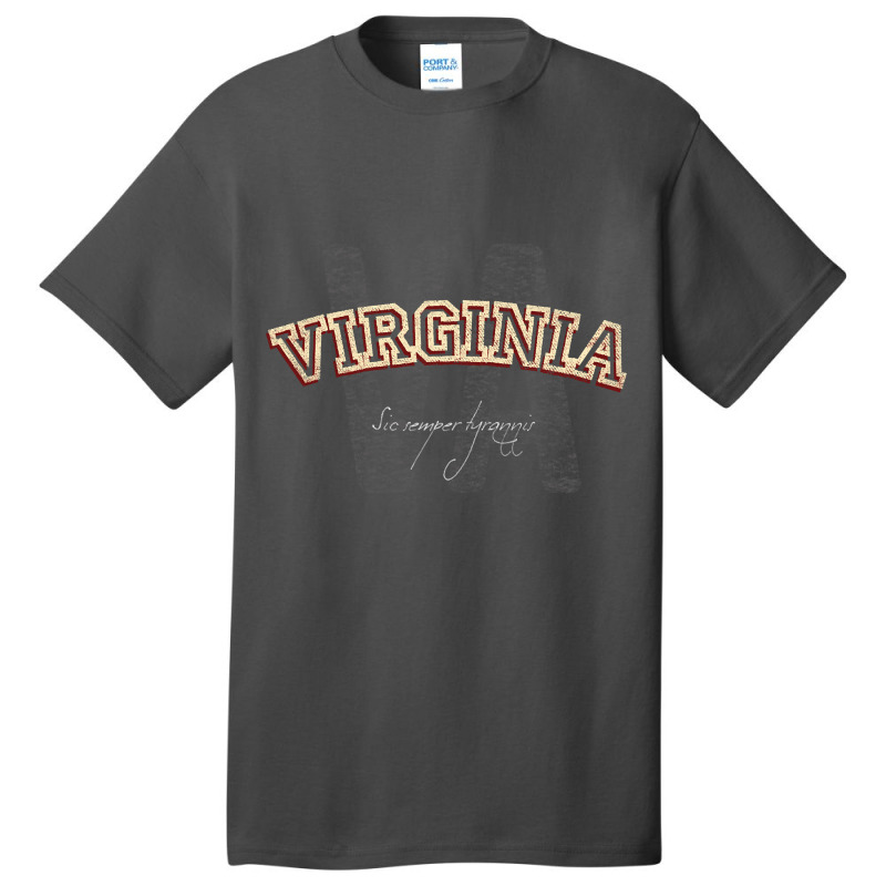 Virginia Vintage Retro Collegiate Basic T-shirt | Artistshot