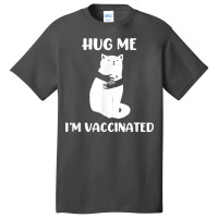 Funny Vaccinated Cats Lover Cool Tee Pro Vaccination Nurse Basic T-shirt | Artistshot