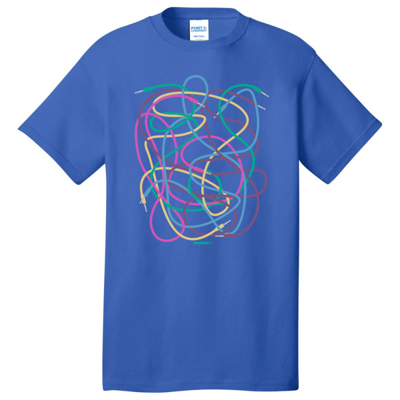 Modular Synthesizer Patch Cables 1 Basic T-shirt | Artistshot