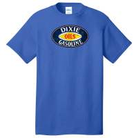 Dixie Oil & Gasoline Vintage Sign Basic T-shirt | Artistshot