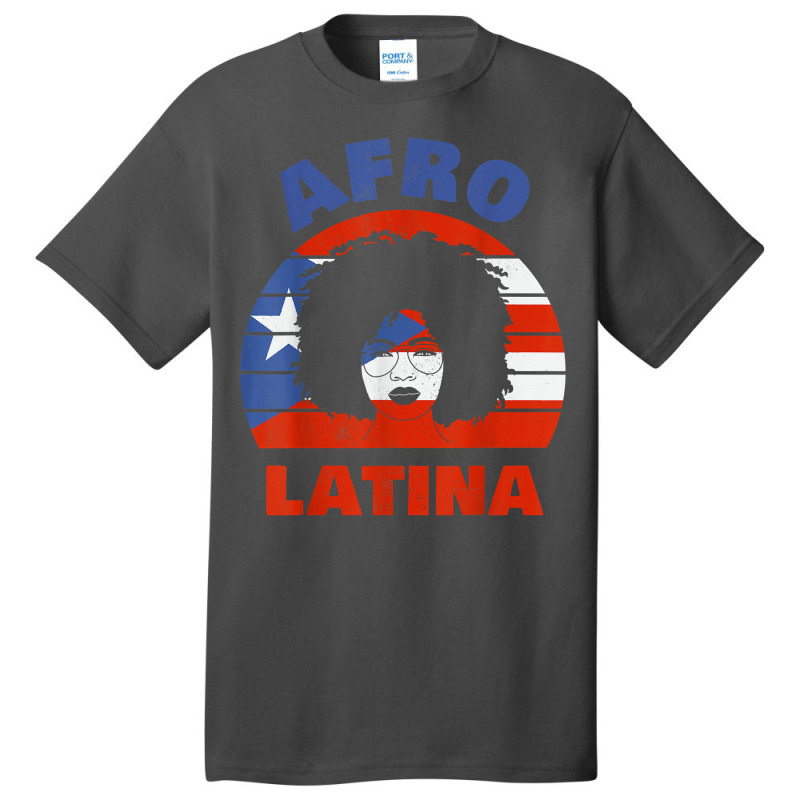 Puerto Rica Afro Latina Women National Hispanic Month Latinx T Shirt Basic T-shirt by cm-arts | Artistshot