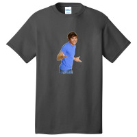 Zac Efron   Troy Bolton   Shrug Meme   1 Basic T-shirt | Artistshot