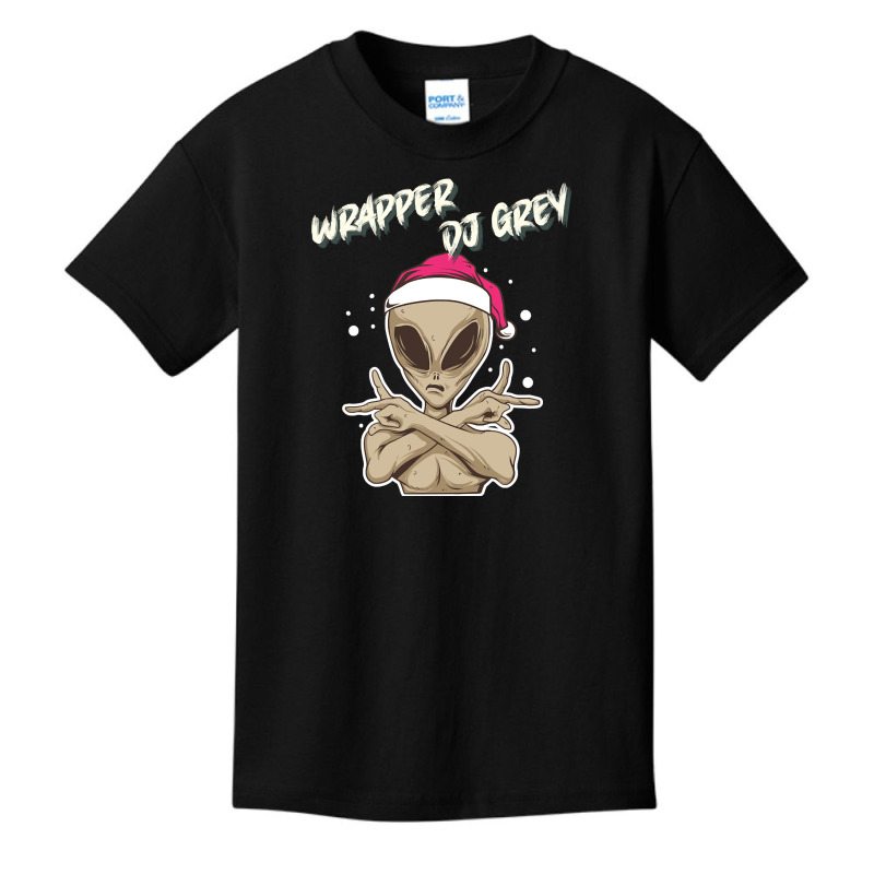 Wrapper Dj Grey Alien I Believe Design Basic Youth T-shirt | Artistshot