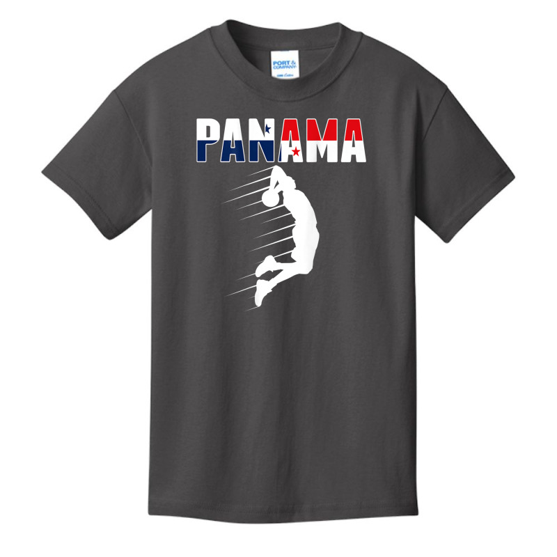 Proud Panama Basketball Fans Jersey   Panamanian Flag Baller T Shirt Basic Youth T-shirt by cm-arts | Artistshot