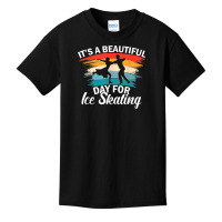 Beautiful Day For Ice Skating Funny Pair Skating Ice Dancing T Shirt Basic Youth T-shirt | Artistshot