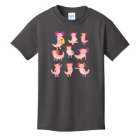 Pack Cute Axolotl  Design Me Loves Axolotl Basic Youth T-shirt | Artistshot