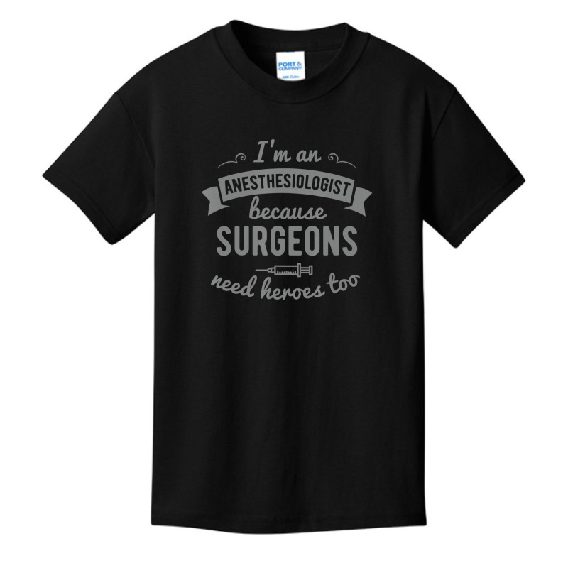 Anesthesiologist Anesthesia Heroes Basic Youth T-shirt by cm-arts | Artistshot