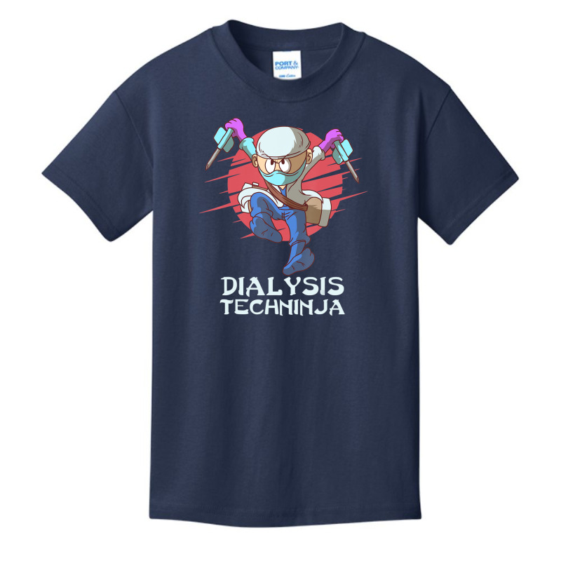 Dialysis Technician Techninja Nephrology Tech Basic Youth T-shirt by cm-arts | Artistshot