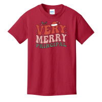 Merry Principal Christmas School Principal Xmas Party T Shirt Basic Youth T-shirt | Artistshot