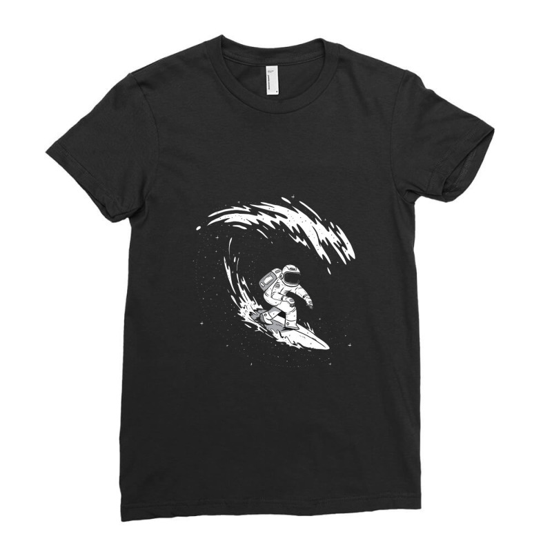 Astronaut Ladies Fitted T-Shirt by azka | Artistshot