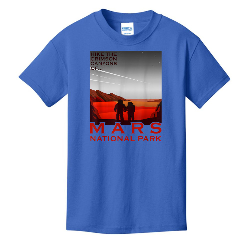 Red Mars Planet National Park Vintage Space Exploration Basic Youth T-shirt by Fashonus | Artistshot