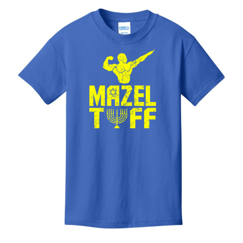 Mazel Tuff Jewish Strong Jew  For Men Hanukkah Basic Youth T-shirt | Artistshot