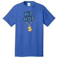 Hip Hop Rap Gangster Rap Break Dance Music Lovers Gold Chains 1 Basic T-shirt | Artistshot