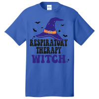 Respiratory Therapy Witch Halloween Matching Group Costume Pullover Ho Basic T-shirt | Artistshot