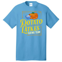 Potato Latkes Gift Jewish Hanukkah Basic T-shirt | Artistshot