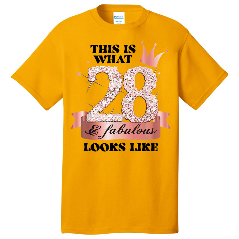 28 & Fabulous I Rose And White Party Group Candid Photo Item Basic T-shirt | Artistshot