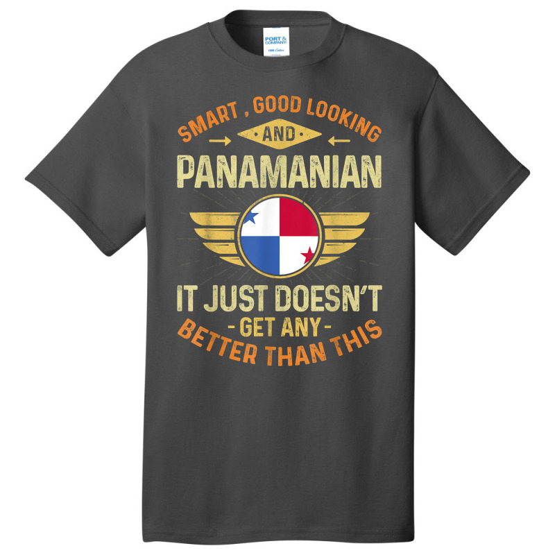 Panama Flag Proud Panamanians Men & Women T Shirt Basic T-shirt by melliebowleli | Artistshot