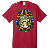 Ancient Egyptian Crocodile Goddess King Of Egypt Pyramid Basic T-shirt | Artistshot