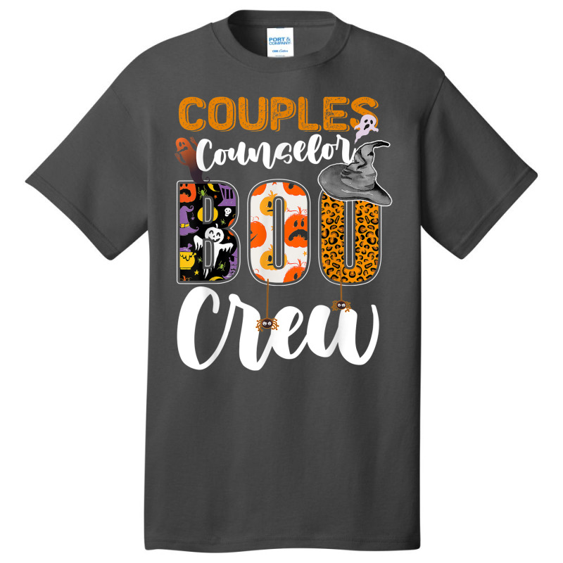 Couples Counselor Boo Crew Halloween Matching Basic T-shirt | Artistshot