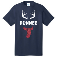 Donner Reindeer Christmas Matching Pjs Group Costume Gift Pullover Basic T-shirt | Artistshot