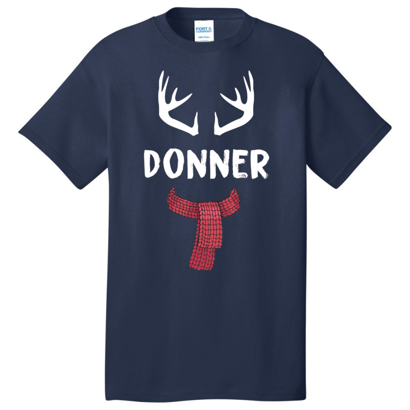 Donner Reindeer Christmas Matching Pjs Group Costume Gift Pullover Basic T-shirt | Artistshot