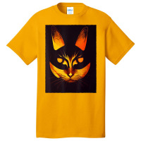 Halloween Cat   Scary Kitty   Creepy Halloween Party Basic T-shirt | Artistshot