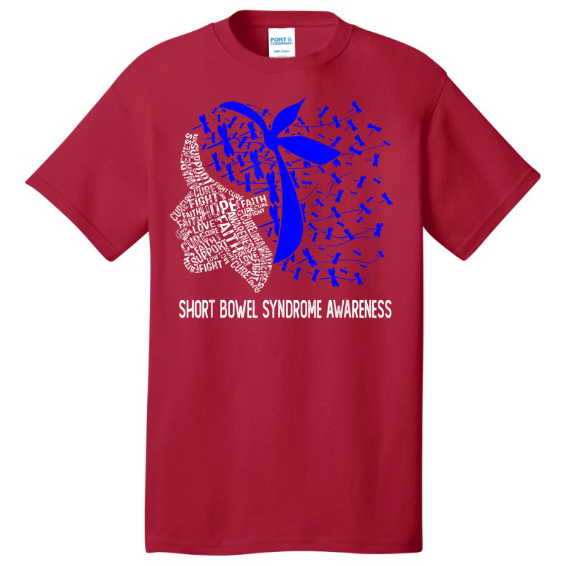 Women Gifts We Wear Blue For Short Bowel Syndrome Awareness T Shirt Basic T-shirt by cm-arts | Artistshot