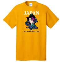 Japan - Woman Of Art Basic T-shirt | Artistshot