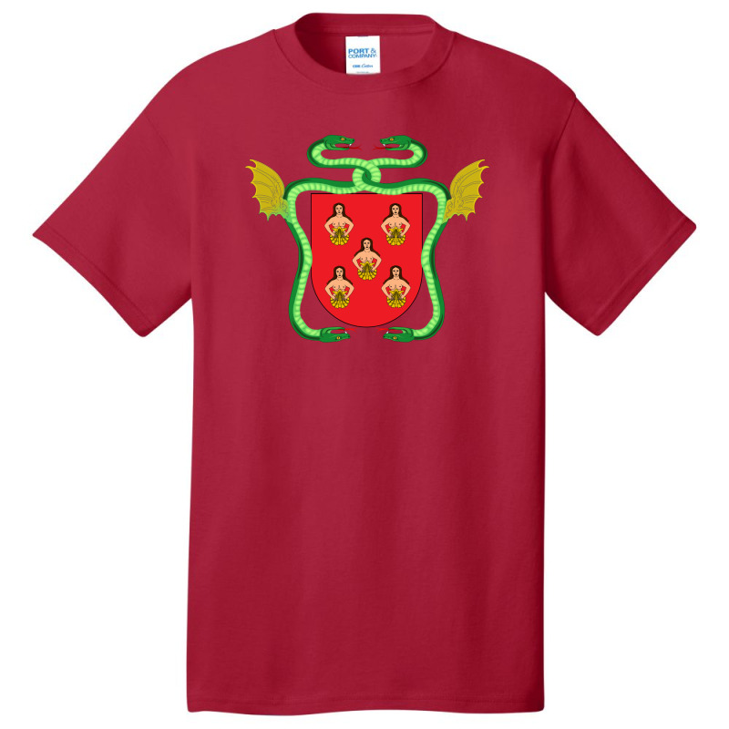 Spain Coat Of Arms Knight Nobility Country Knight Basic T-shirt by Rahmadi1984 | Artistshot