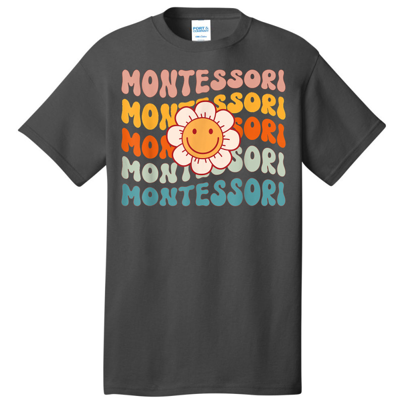 Montessori Teacher Daisy Colorful T Shirt Basic T-shirt | Artistshot